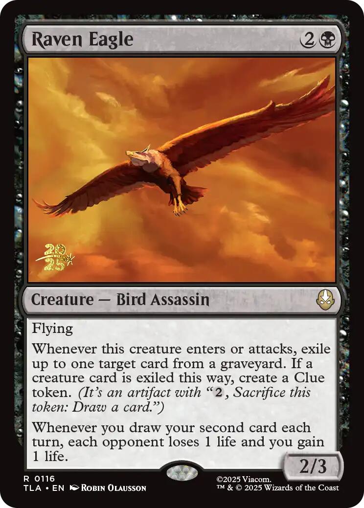 Raven Eagle [Avatar: The Last Airbender Prerelease Cards] | Devastation Store