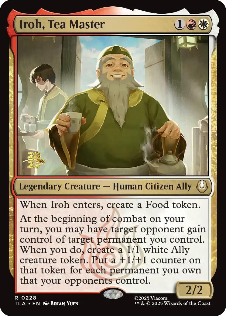 Iroh, Tea Master [Avatar: The Last Airbender Prerelease Cards] | Devastation Store