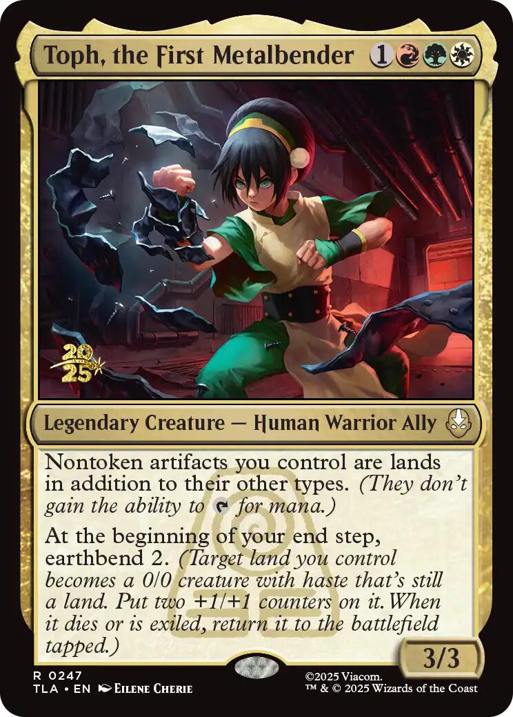 Toph, the First Metalbender [Avatar: The Last Airbender Prerelease Cards] | Devastation Store