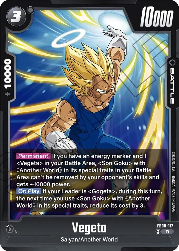 Vegeta (FB08-117) [Saiyan's Pride] | Devastation Store