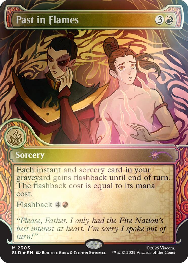 Past in Flames (Rainbow Foil) [Secret Lair Drop Series] | Devastation Store