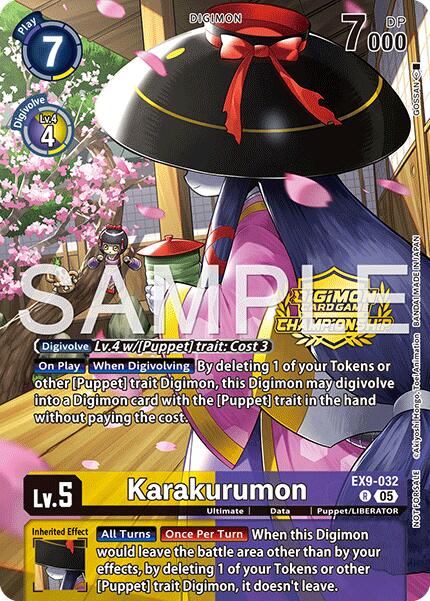 Karakurumon [EX9-032] (Championship 25-26 Season 2 Tamers Pack) [Versus Monsters] | Devastation Store