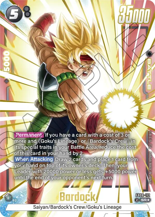 Bardock (FB08-112) (Alternate Art) [Saiyan's Pride] | Devastation Store