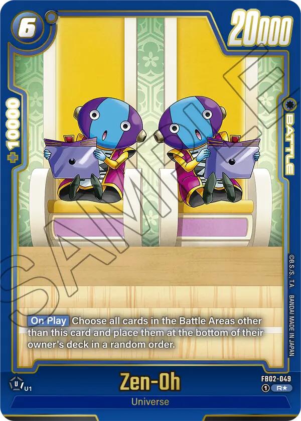 Zen-Oh (Alternate Art) (Reprint) [Blazing Aura] | Devastation Store