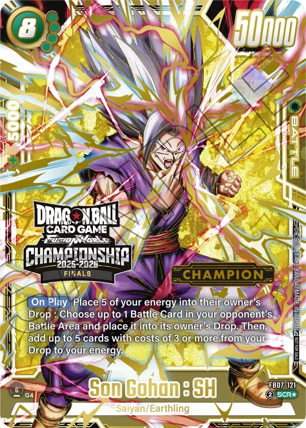 Son Gohan : SH (FB07-121) (Championship 2025-2026 Finals Champion) [Fusion World Tournament Cards] | Devastation Store