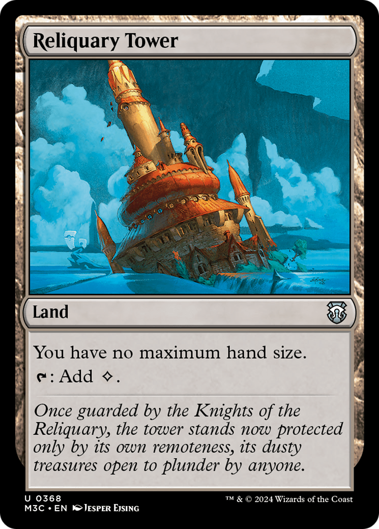 Reliquary Tower (Ripple Foil) [Modern Horizons 3 Commander] | Devastation Store