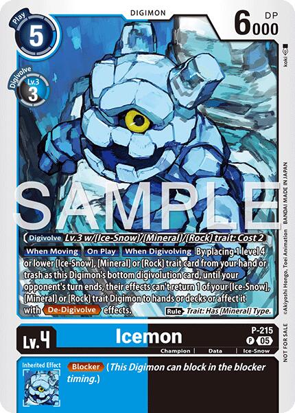 Icemon [P-215] (Official Store Tournament 2026 Vol. 1) [Promotional Cards] | Devastation Store
