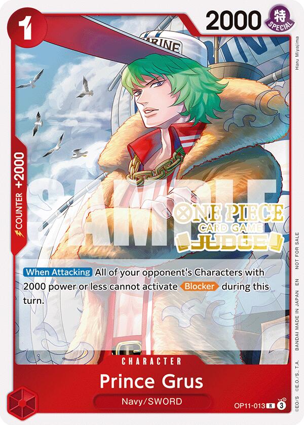 Prince Grus (Judge Pack Vol. 7) [One Piece Promotion Cards] | Devastation Store