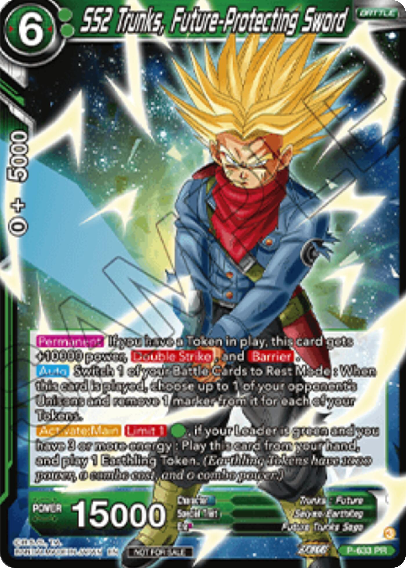 SS2 Trunks, Future-Protecting Sword (Championship 2025 Finals Pack) (P-633) [Tournament Promotion Cards] | Devastation Store