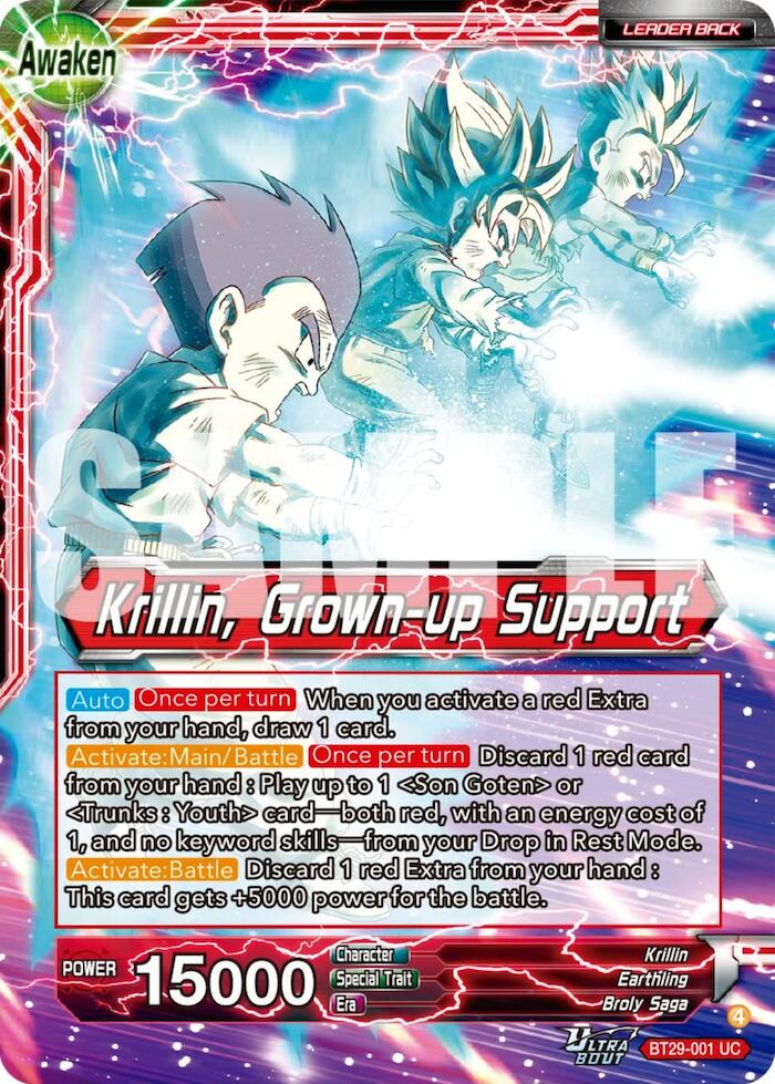 Krillin // Krillin, Grown-up Support (BT29-001) [Fearsome Rivals] | Devastation Store