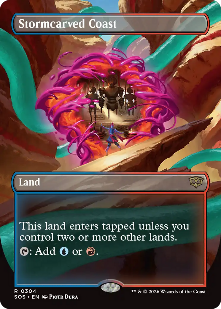 Stormcarved Coast (Borderless) [Secrets of Strixhaven] | Devastation Store