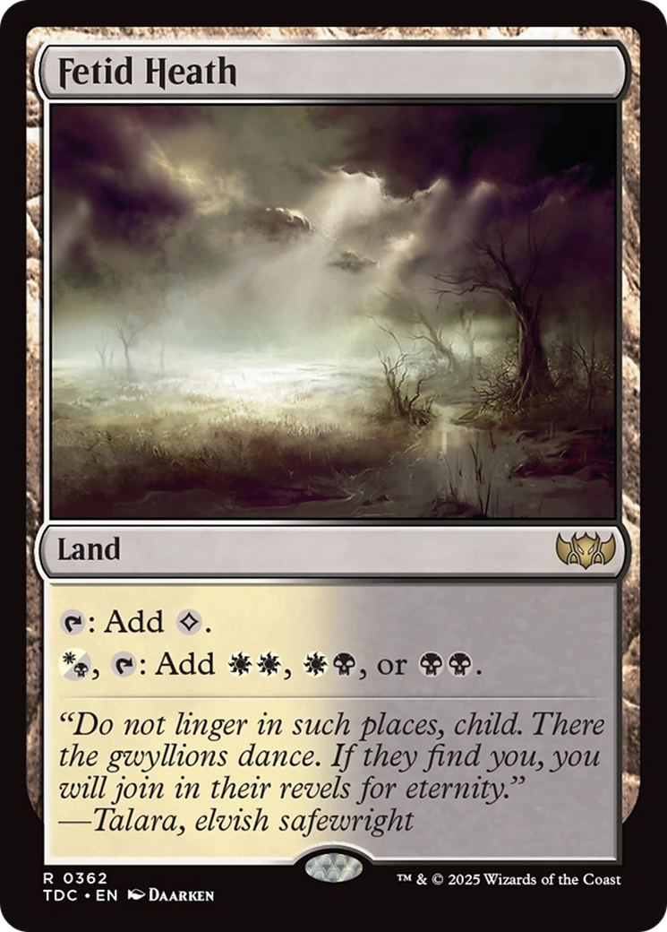 Fetid Heath [Tarkir: Dragonstorm Commander] | Devastation Store