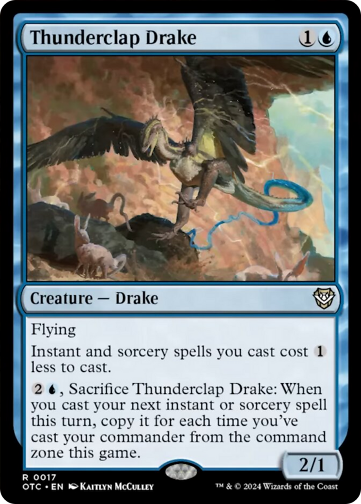 Thunderclap Drake [Outlaws of Thunder Junction Commander] | Devastation Store
