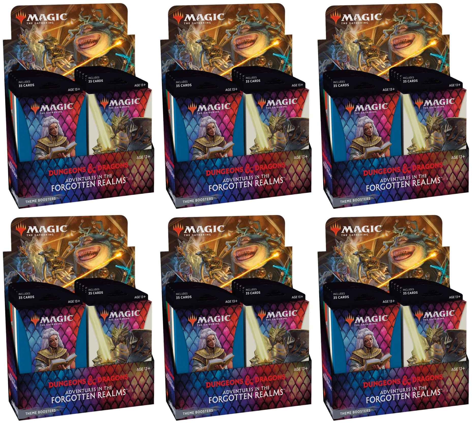 Dungeons & Dragons: Adventures in the Forgotten Realms - Theme Booster Display Case | Devastation Store