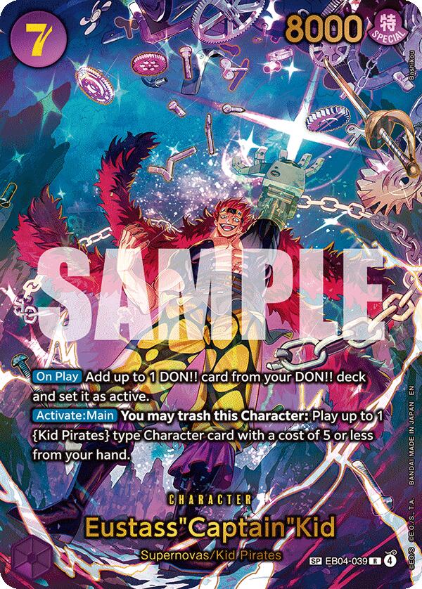 Eustass"Captain"Kid (EB04-039) (SP) [The Azure Sea's Seven] | Devastation Store
