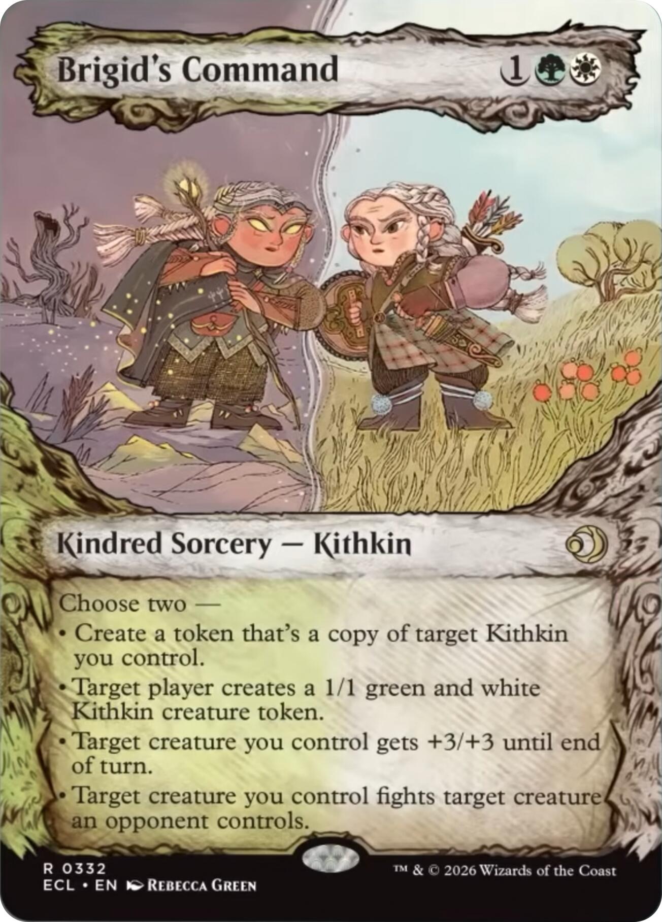 Brigid's Command (Showcase) [Lorwyn Eclipsed] | Devastation Store