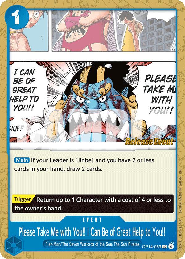 Please Take Me with You!! I Can Be of Great Help to You!! [The Azure Sea's Seven Release Event Cards] | Devastation Store