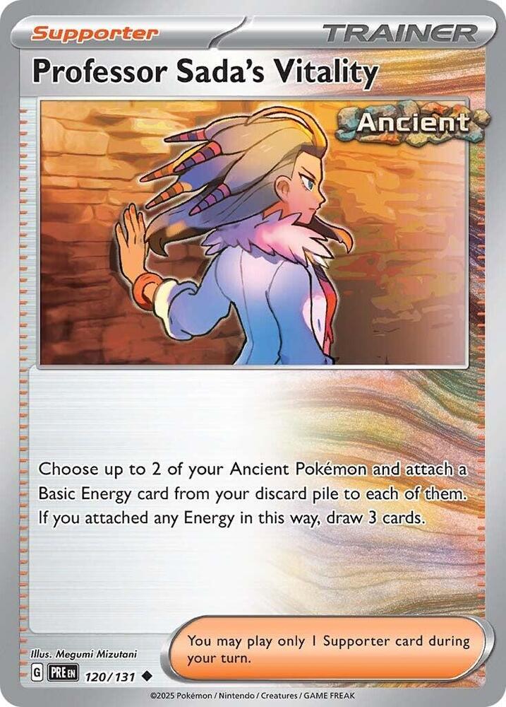 Professor Sada's Vitality (120/131) [Scarlet & Violet: Prismatic Evolutions] | Devastation Store