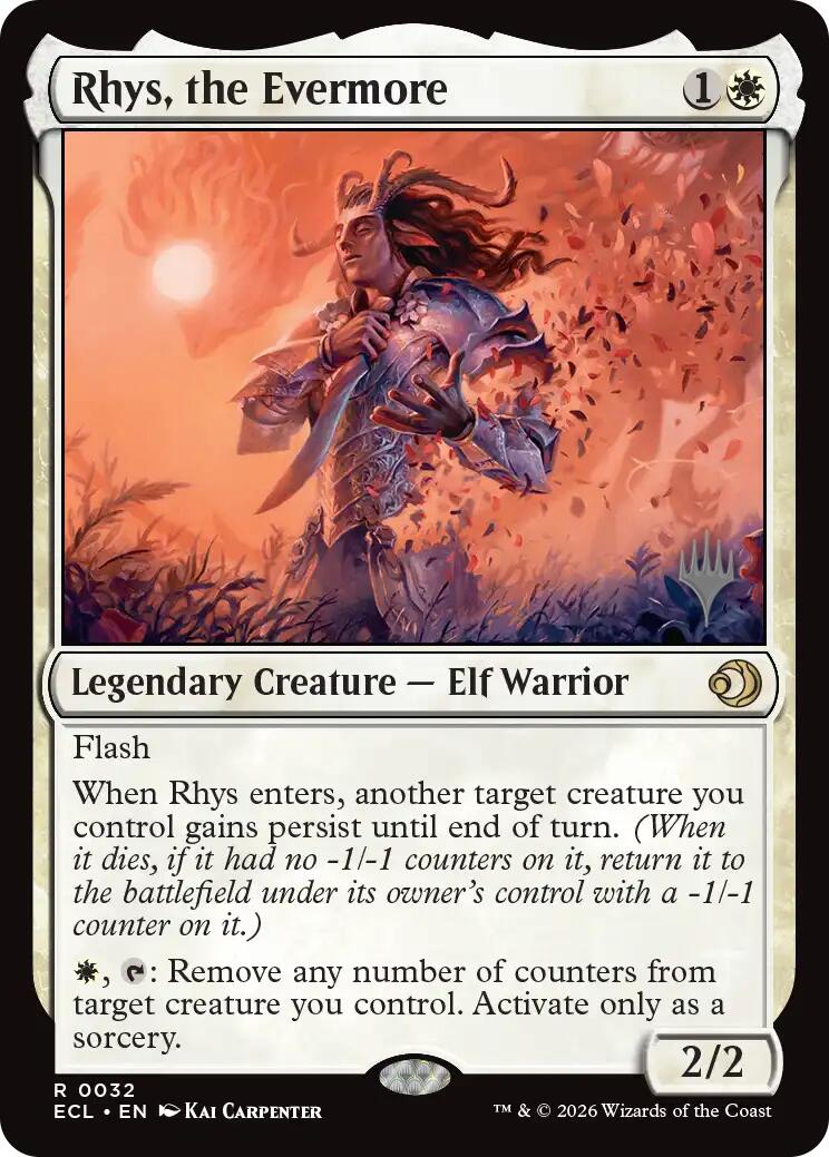Rhys, the Evermore [Lorwyn Eclipsed Promos] | Devastation Store
