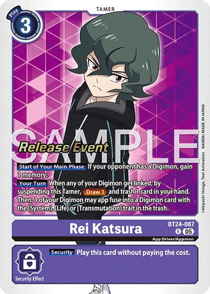 Rei Katsura [BT24-087] [Time Stranger Release Events Cards] | Devastation Store