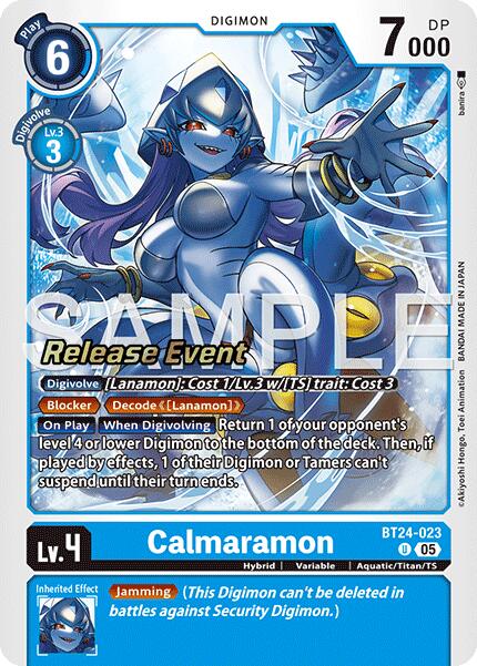 Calmaramon [BT24-023] [Time Stranger Release Events Cards] | Devastation Store