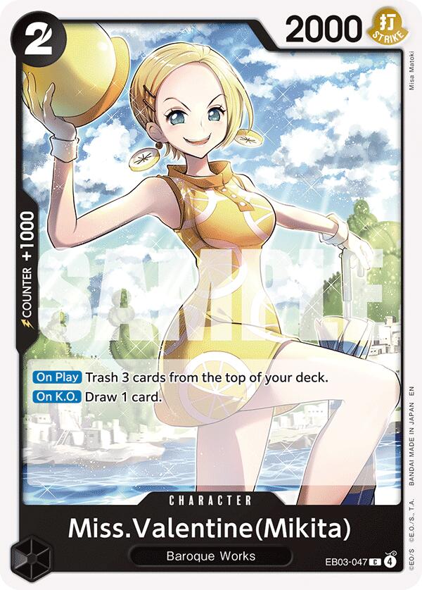 Miss.Valentine(Mikita) [Extra Booster: One Piece Heroines Edition] | Devastation Store