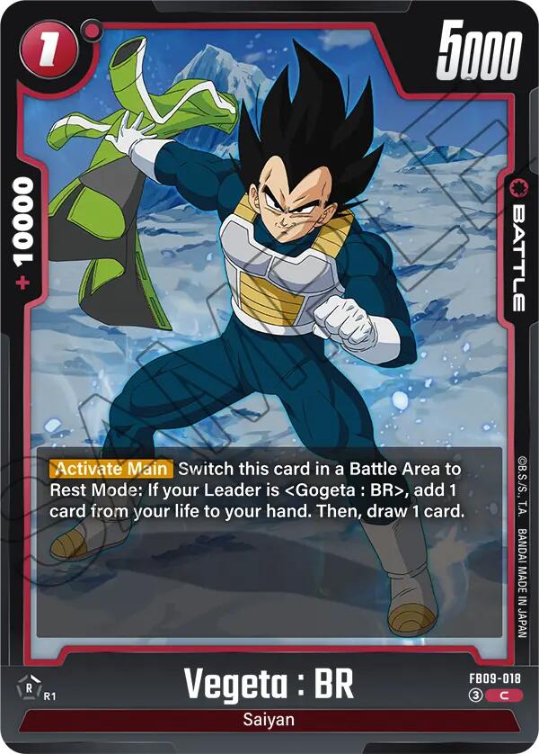 Vegeta : BR (FB09-018) [Dual Evolution] | Devastation Store