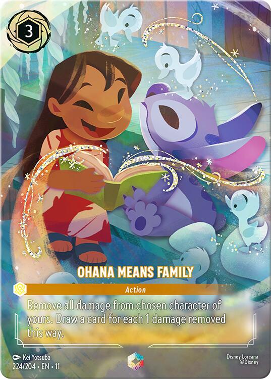 Ohana Means Family (Enchanted) (224/204) [Winterspell] | Devastation Store