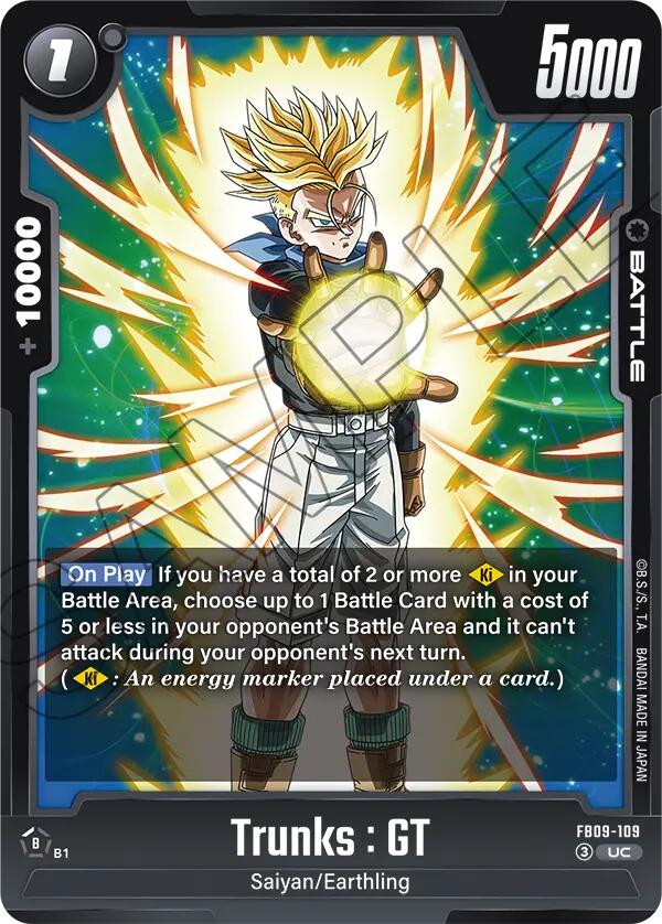 Trunks : GT (FB09-109) [Dual Evolution] | Devastation Store
