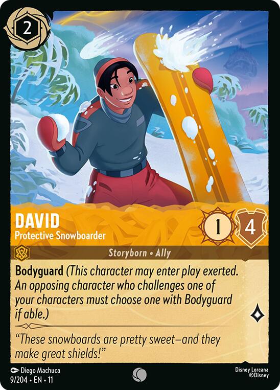 David - Protective Snowboarder (9/204) [Winterspell] | Devastation Store
