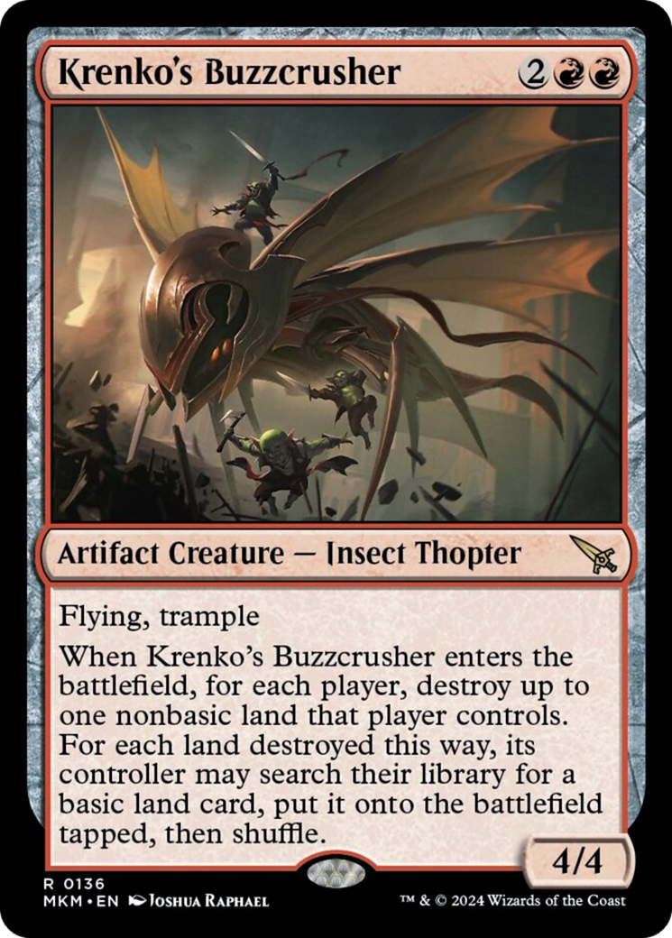 Krenko's Buzzcrusher [Murders at Karlov Manor] | Devastation Store