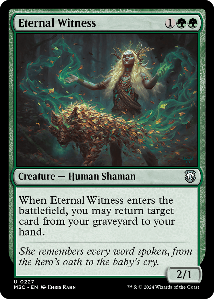 Eternal Witness (Ripple Foil) [Modern Horizons 3 Commander] | Devastation Store