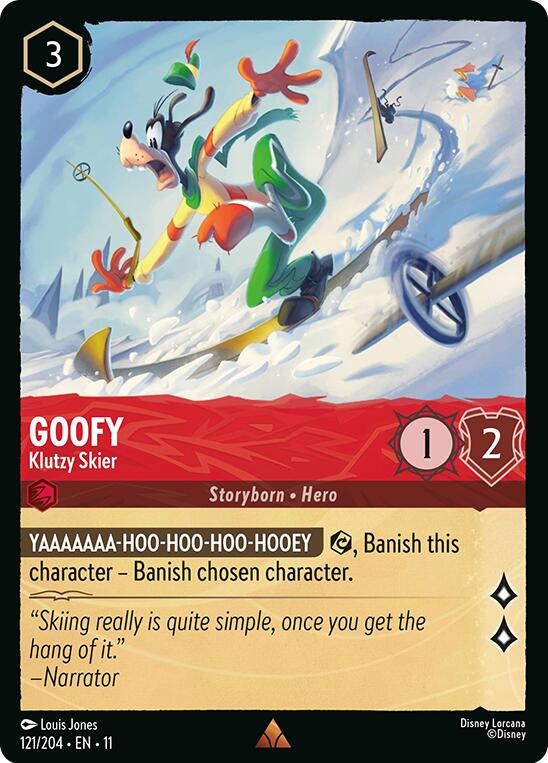 Goofy - Klutzy Skier (121/204) [Winterspell] | Devastation Store