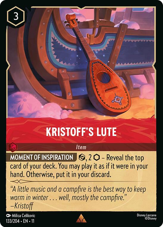Kristoff's Lute (133/204) [Winterspell] | Devastation Store