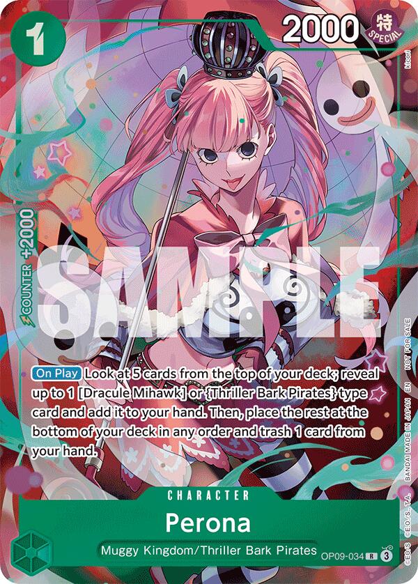 Perona (OP09-034) [Starter Deck: Film Edition] | Devastation Store