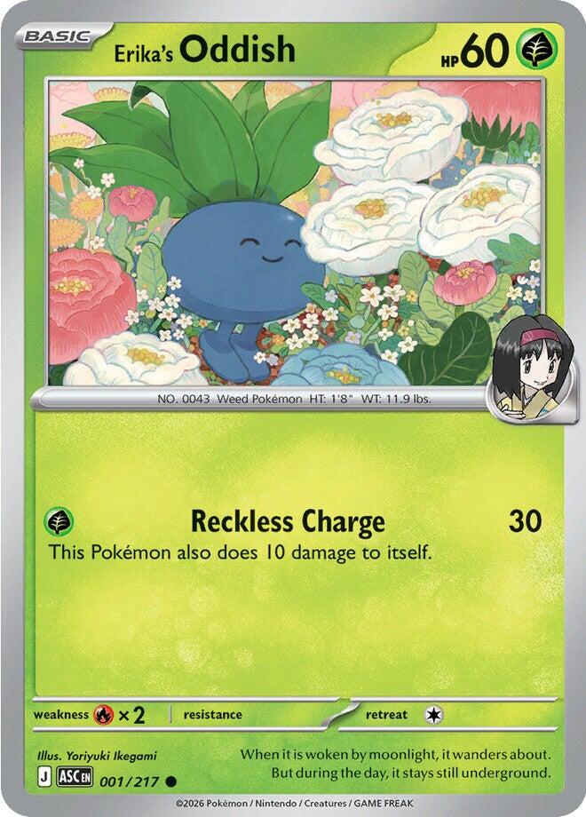 Erika's Oddish (001/217) [Mega Evolution: Ascended Heroes] | Devastation Store