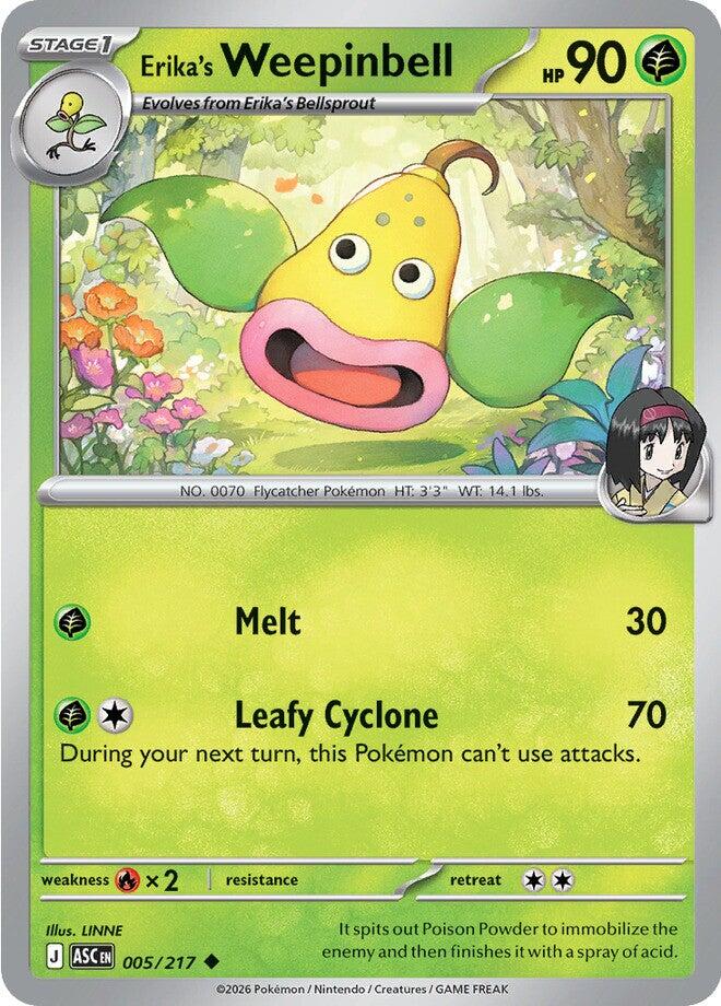 Erika's Weepinbell (005/217) [Mega Evolution: Ascended Heroes] | Devastation Store