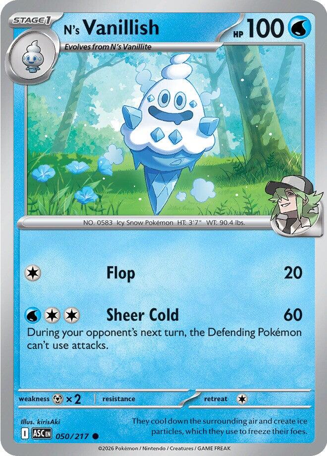 N's Vanillish (050/217) [Mega Evolution: Ascended Heroes] | Devastation Store