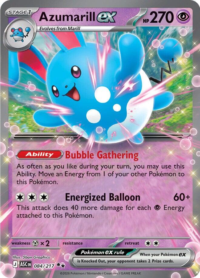 Azumarill ex (084/217) [Mega Evolution: Ascended Heroes] | Devastation Store