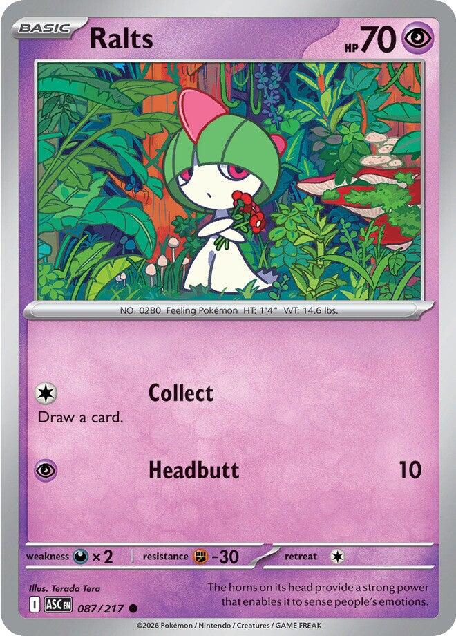 Ralts (087/217) [Mega Evolution: Ascended Heroes] | Devastation Store