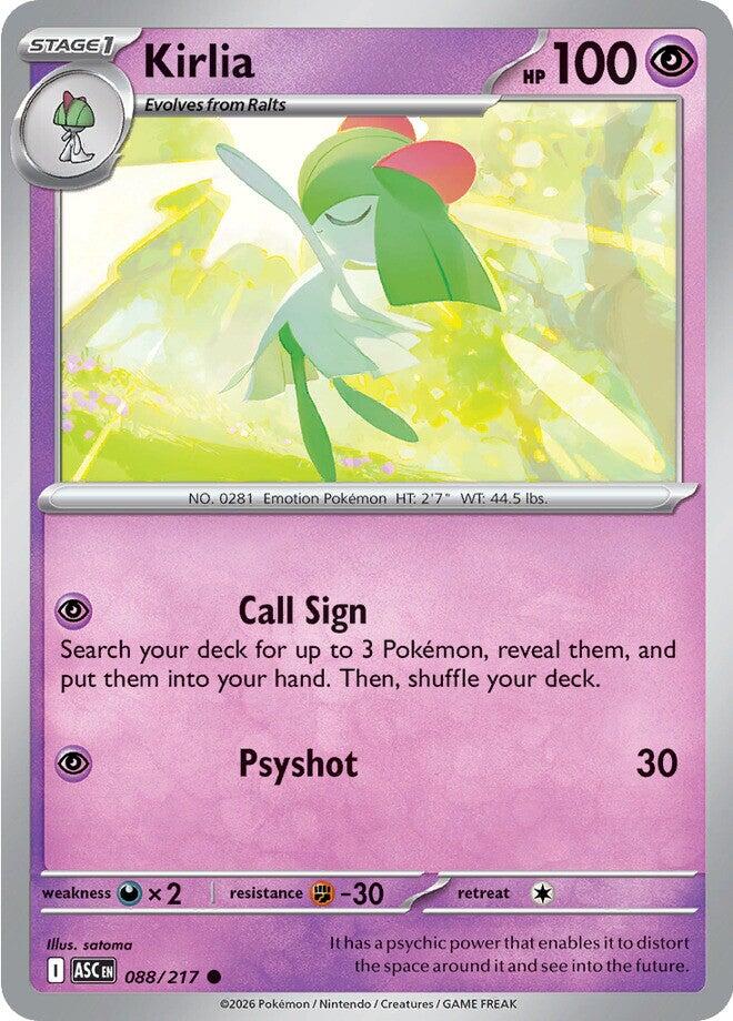 Kirlia (088/217) [Mega Evolution: Ascended Heroes] | Devastation Store