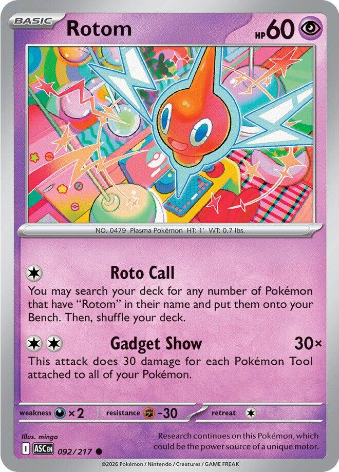 Rotom (092/217) [Mega Evolution: Ascended Heroes] | Devastation Store