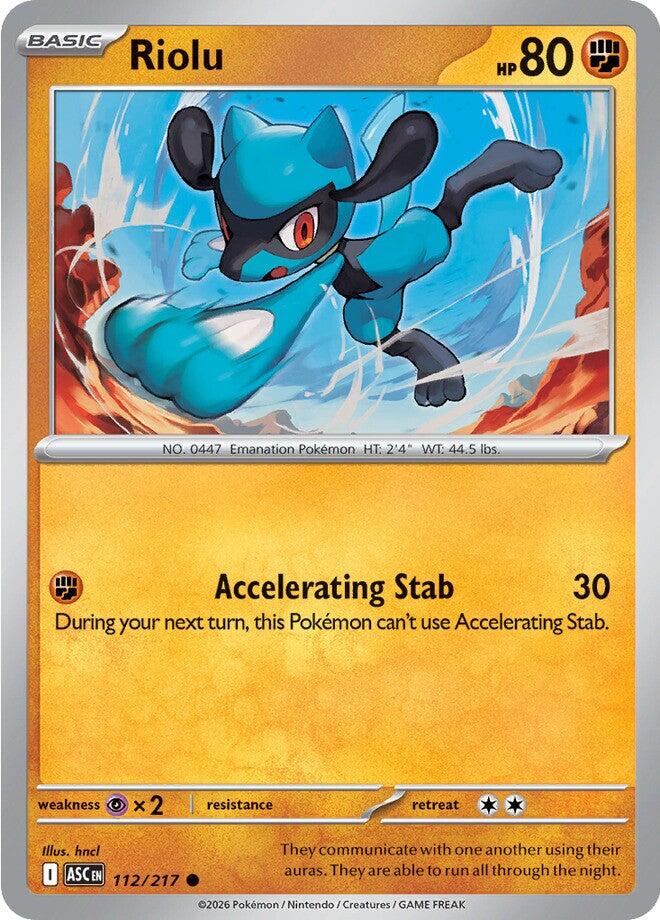 Riolu (112/217) [Mega Evolution: Ascended Heroes] | Devastation Store