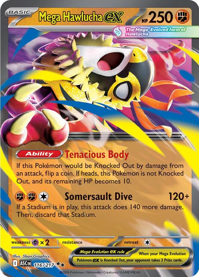Mega Hawlucha ex (116/217) [Mega Evolution: Ascended Heroes] | Devastation Store