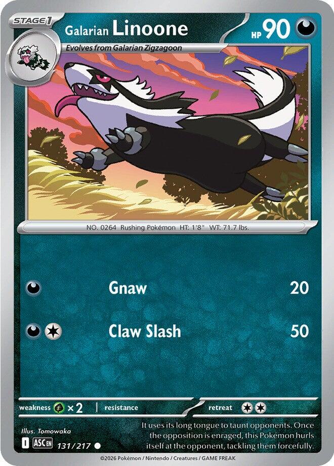 Galarian Linoone (131/217) [Mega Evolution: Ascended Heroes] | Devastation Store