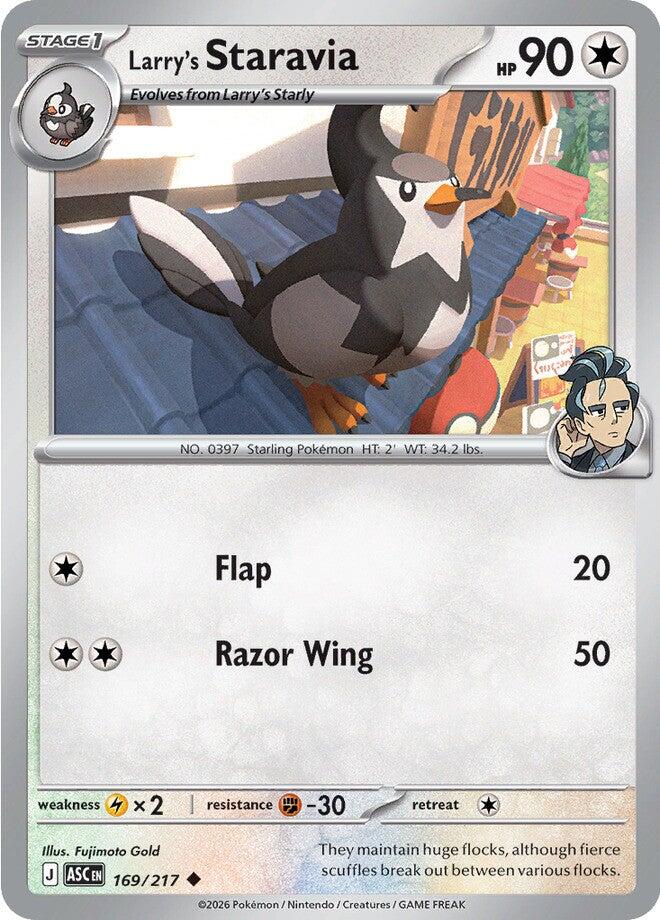 Larry's Staravia (169/217) [Mega Evolution: Ascended Heroes] | Devastation Store