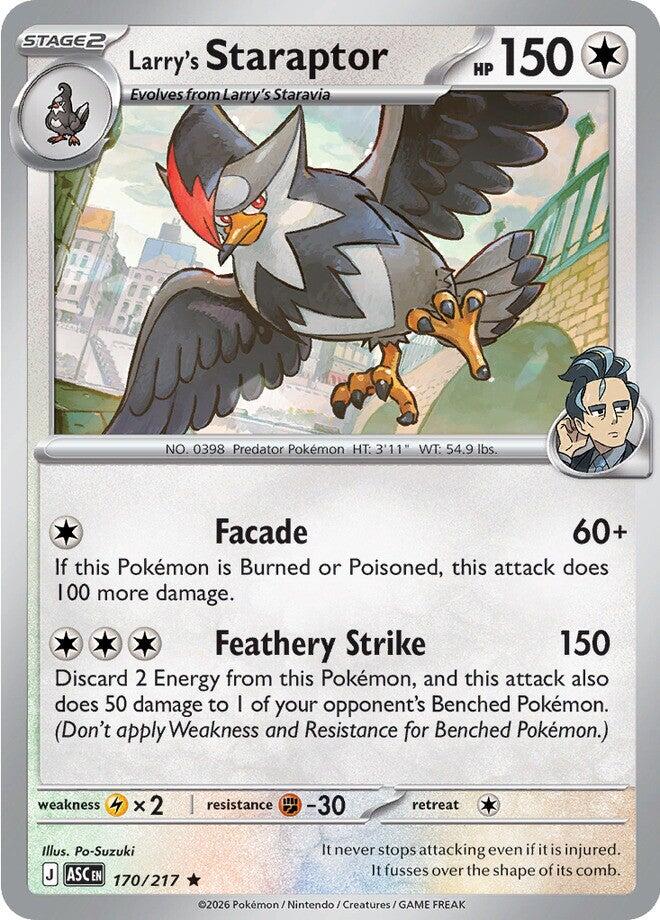 Larry's Staraptor (170/217) [Mega Evolution: Ascended Heroes] | Devastation Store