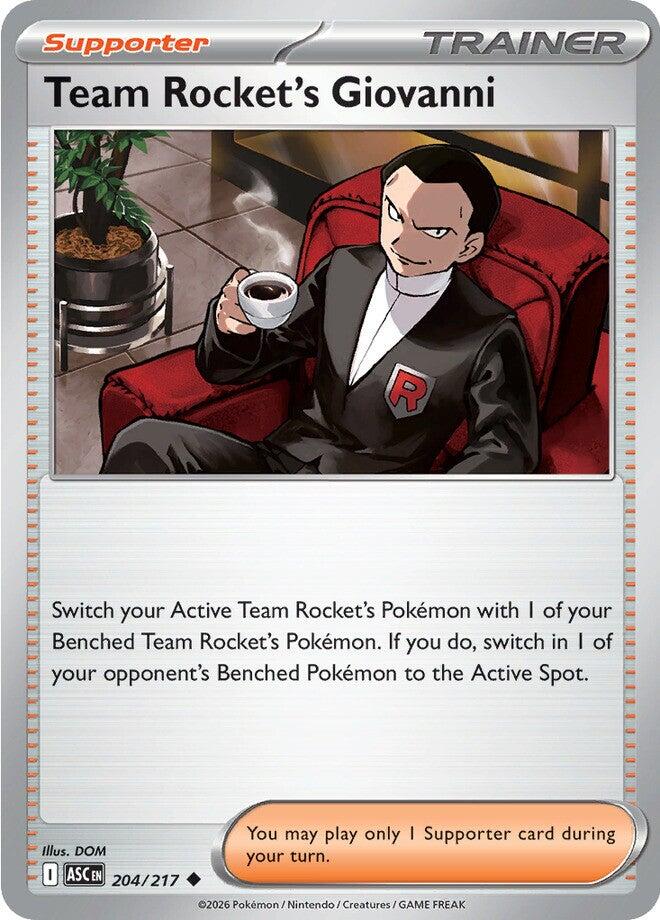 Team Rocket's Giovanni (204/217) [Mega Evolution: Ascended Heroes] | Devastation Store