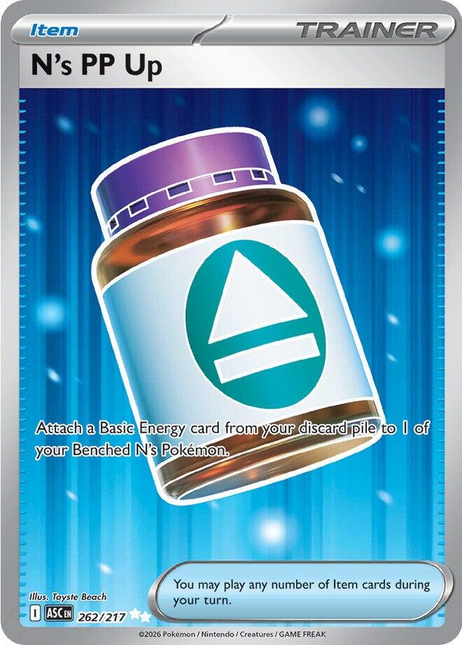 N's PP Up (262/217) [Mega Evolution: Ascended Heroes] | Devastation Store