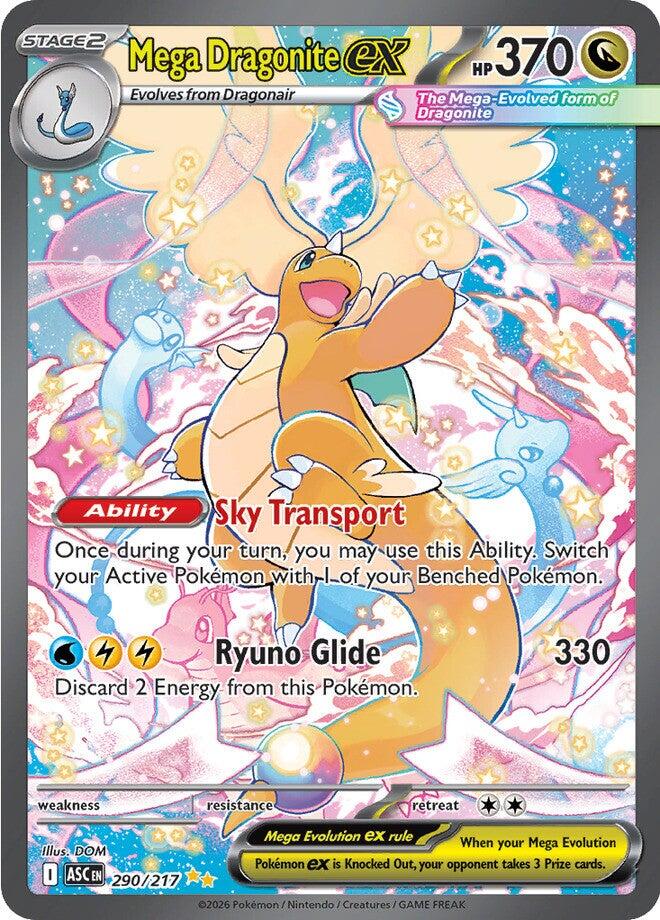 Mega Dragonite ex (290/217) [Mega Evolution: Ascended Heroes] | Devastation Store